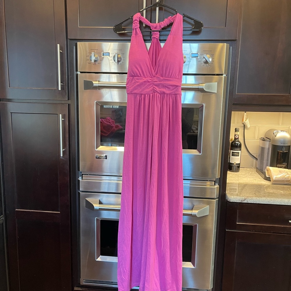 Pink maxi dress size large NWT - Picture 8 of 8